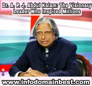 Dr. A. P. J. Abdul Kalam: The Visionary Leader Who Inspired Millions